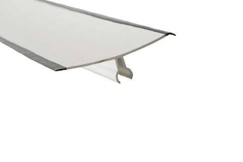 Angle arrondi petit modèle - levre soupl - PVC - 3mtr/lng