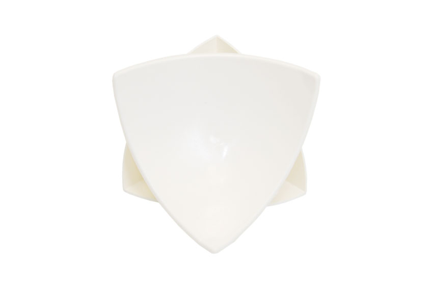 Coquille coin arrondi 'medium' - PVC - 10pce/pck 