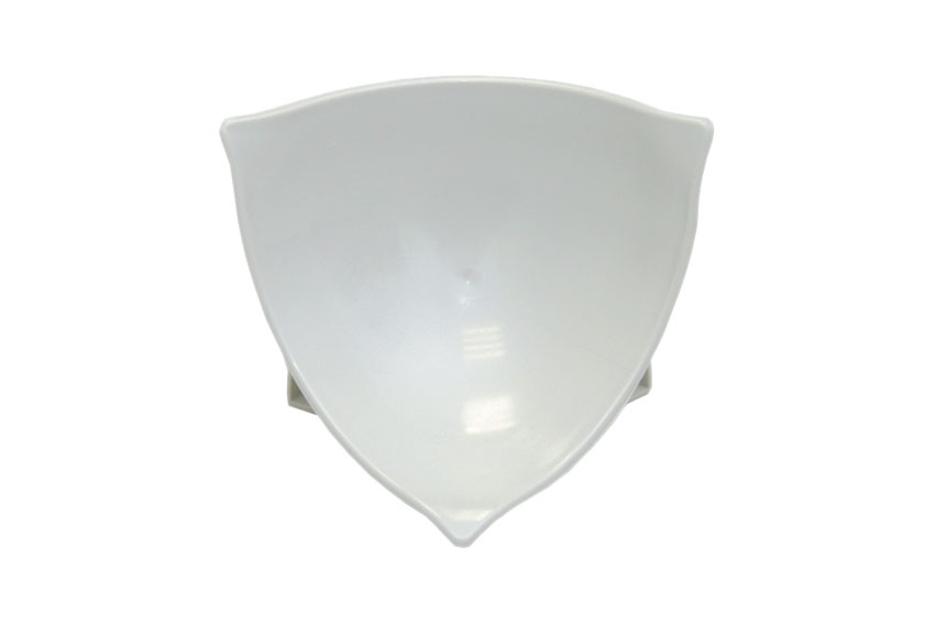 Schelp voor grote afgeronde hoek - PVC - 10pce/pck 