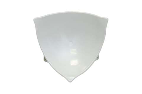 Schelp voor grote afgeronde hoek - PVC - 10pce/pck