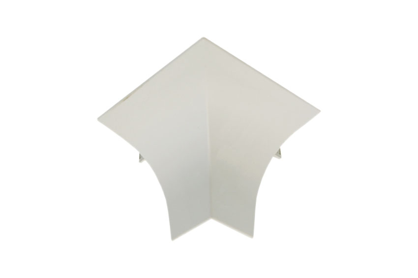 Buitenhoek voor grote afgeronde hoek - PVC - 10pce/pck 