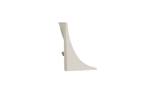 Embout pour medium angle arrondi - PVC - 10pce/pck