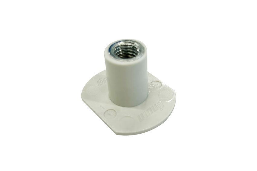 POM nut - M10 V2 - SS threaded 