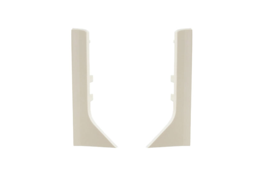 Endcap set for PVC plinth - 5left&amp;5right per set - PVC 