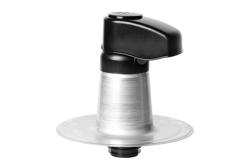 Aluminium roof inlet - ø100mm - insulated - reclosable pp cap 