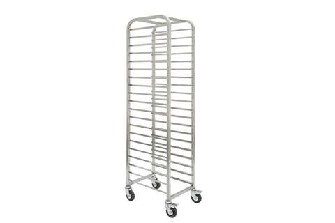SS RACKING TROLLEY GASTRO 530X325 20 LEVELS - TYPE H - IN: 325 MM