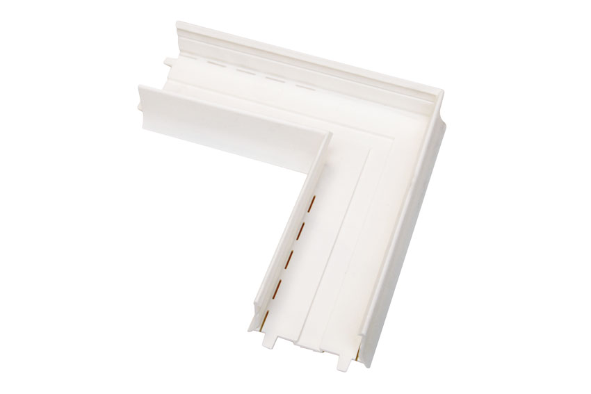 Hoekstuk 90° voor u-80 - l=220mm - h=45mm 