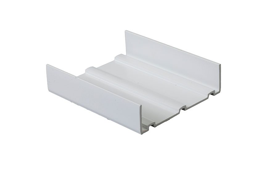 Profilé en u pour panneaux - PVC - 80mm - 3mtr/lng 