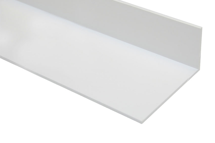Profil de montage enl PVC - 100x50x2mm - 4mtr/lng - mat. recup 