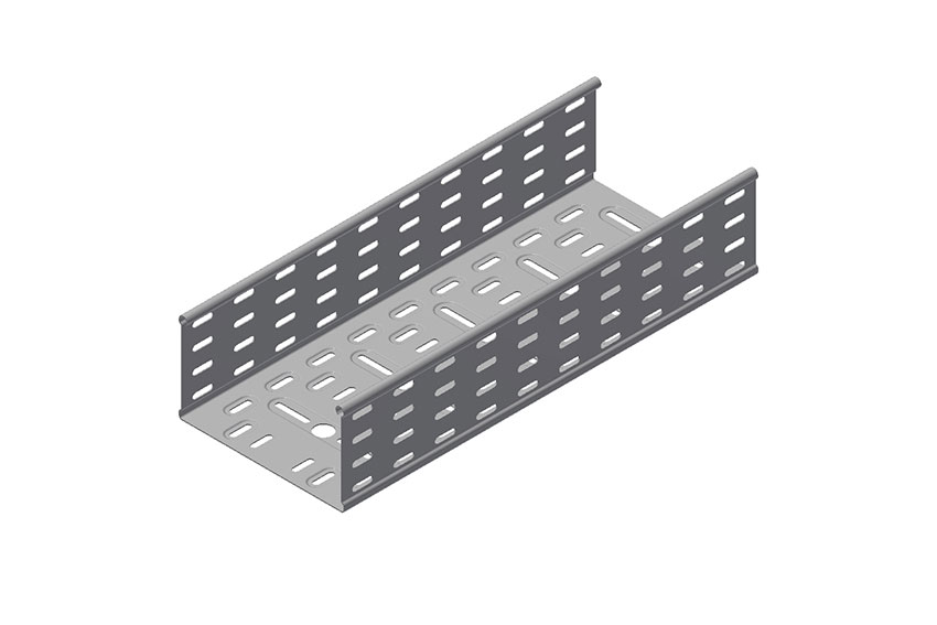Kabelrinne Gelocht 110x300mm - Sendzimir - 3mtr/lng 