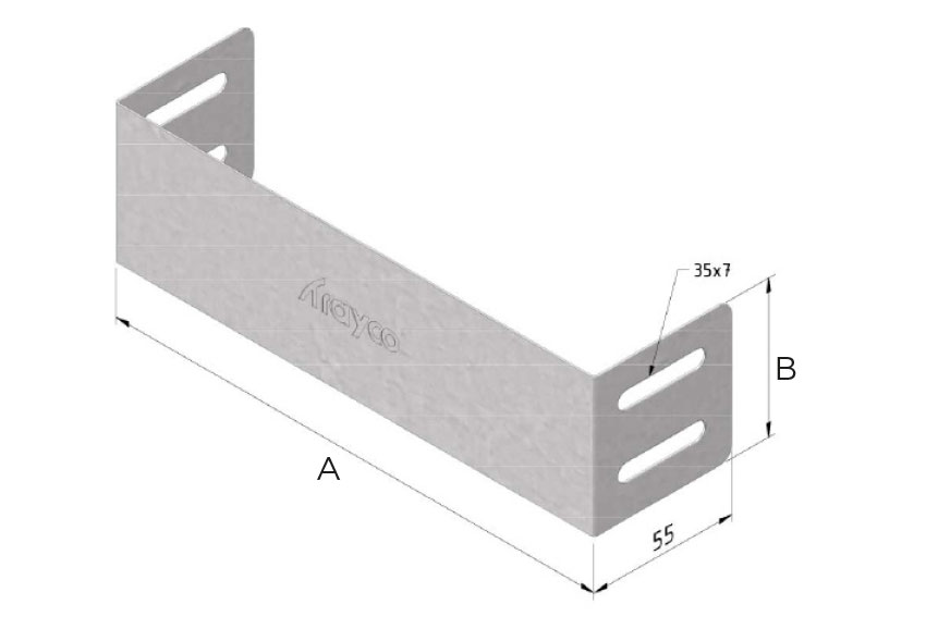 Embout 60x100mm - sendzimir 