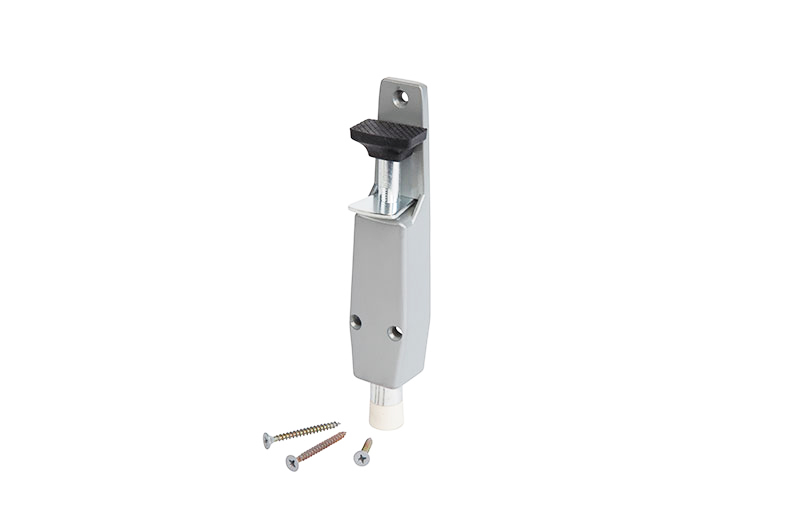 Butée de porte - acier - H 200mm levée 30mm 