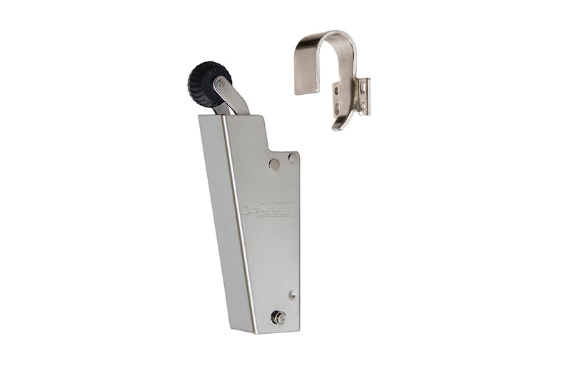 Attrape-porte Dictator 80N - inox - extérieur - incl. crochet 1011 