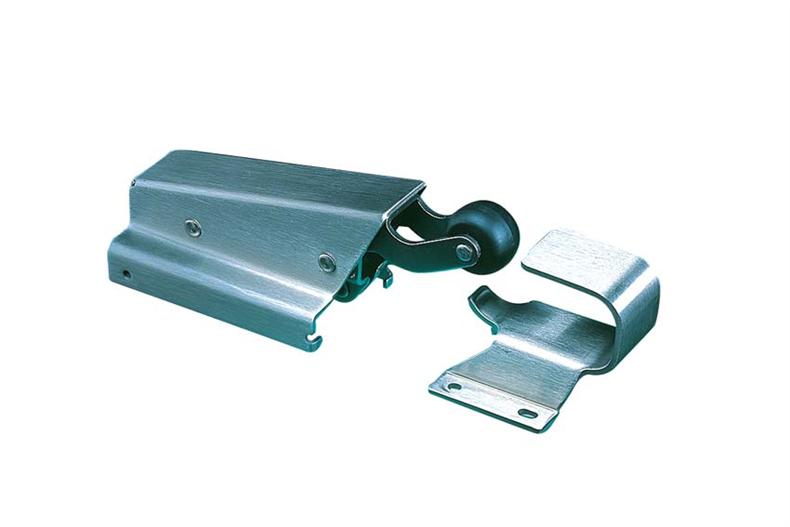 Arrêt de porte à ressort - inox - course 0mm 