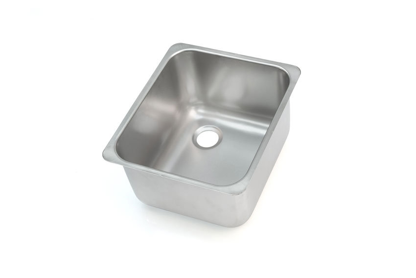 Nova spoelbak 290x340x200 - links - AISI 304 -  microgestraald (serie MS) 