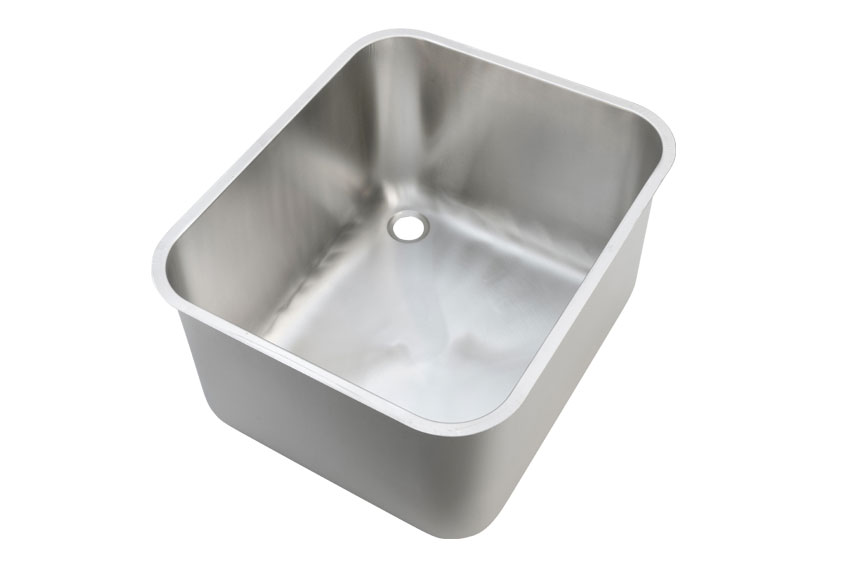 Nova sink 500x600x350 - left-hand - AISI 304- clouded Scotch Brite (AB series) 