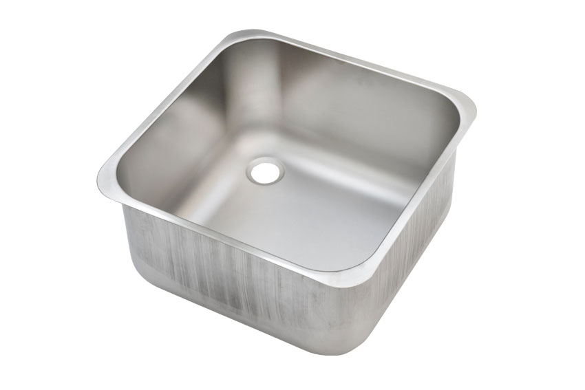 Nova Spülwanne 450x450x250 – 1.4301 - Scotch Brite (Serie SB) 