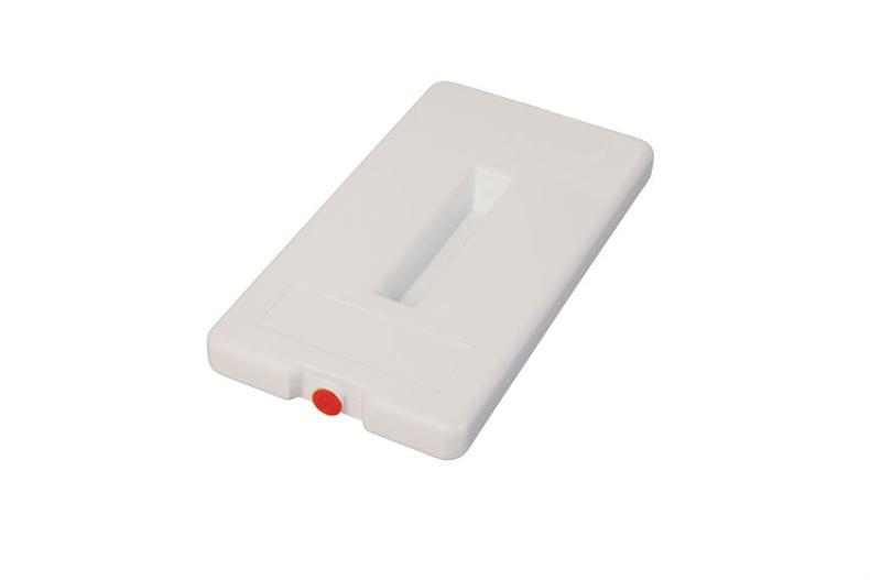 Plaque eutec. GN1/3 -16°c - bouch. rouge - 325x176x30mm 