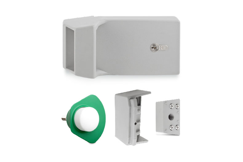 Euro-92 serrure un point incl. ouvre-intérieur - jusqu’à 100 mm (3.31.0710.0) 