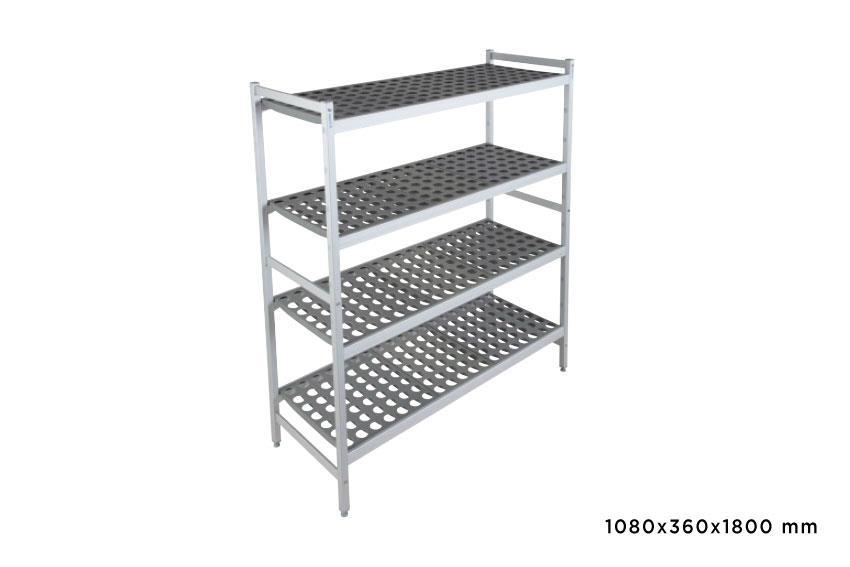 Base Fermostock 6611 - 1080x360x1800mm - 4 niveaux 