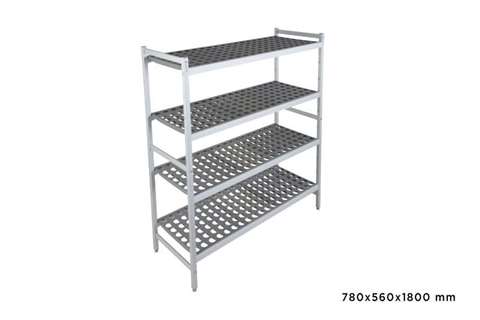 Grundregal 6611 - 780x560x1800mm - 4 Auflagen