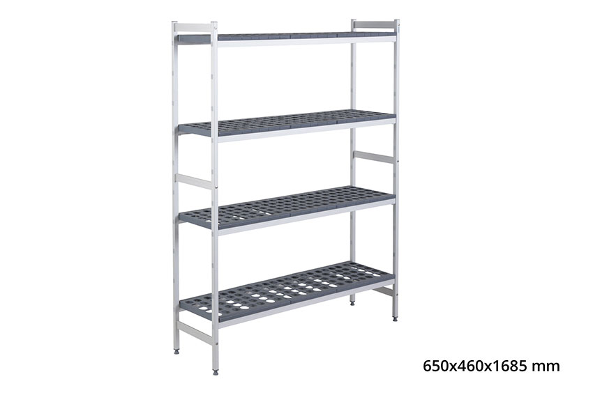 Basisrek 5711 - 650x460x1685mm - 4 niveaus 
