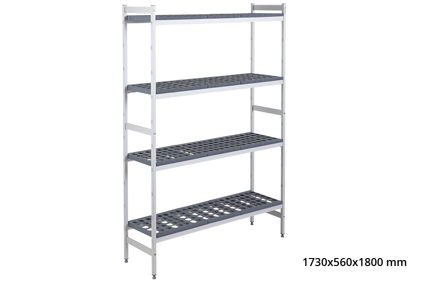 Base rack 5711 - 1730x560x1800mm - 4 shelves 