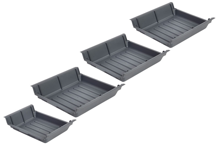 Kombination Auffangbeh. für 460x1590mm - Fermostock 6611/6622/6811 - 1xa 3xb 