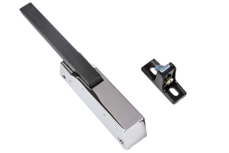 880.21pv - loqueteau chrome mat - avec levier composite 