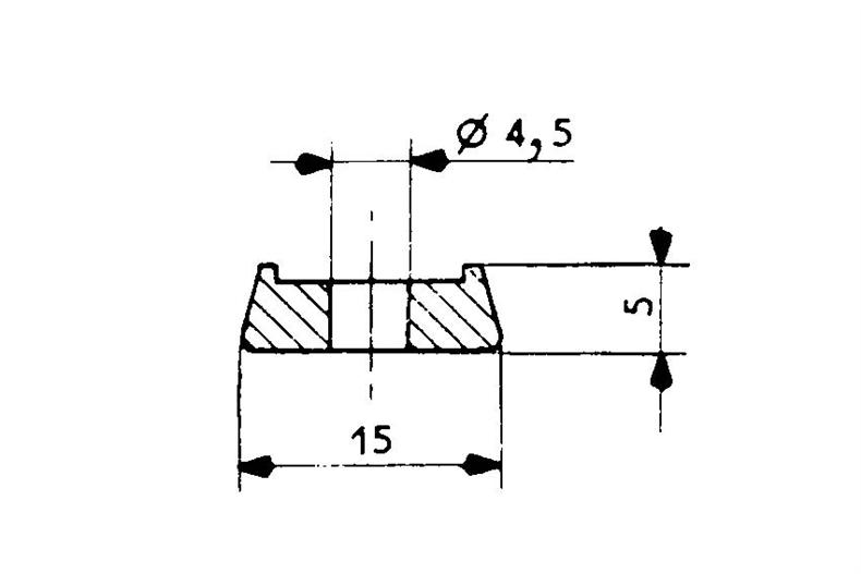 252 - raidisseur 252 - 2,5 mtr/lng 