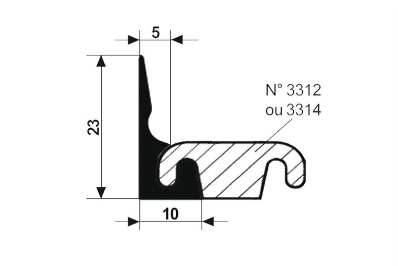 2911 - bourrelet 2911 