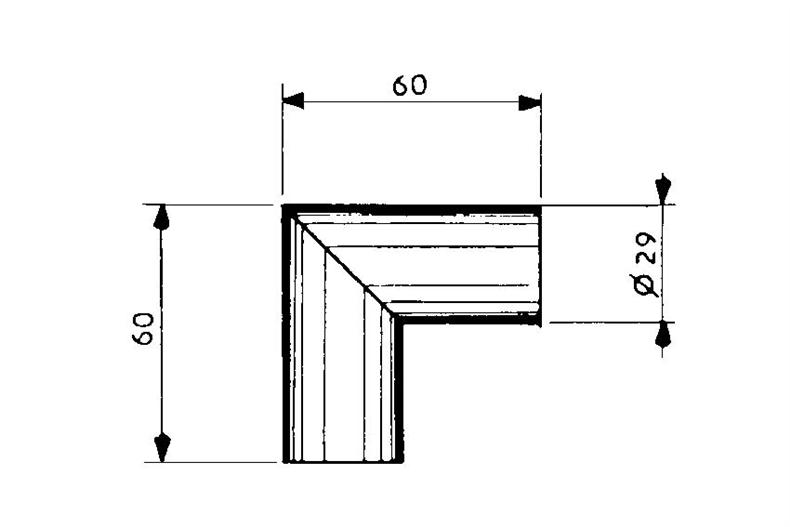 3462 - angle de bourrelet 3462 - pour bourrelet 3461 
