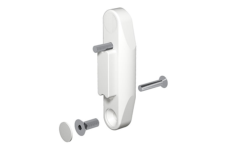 Oval connection in plastic 