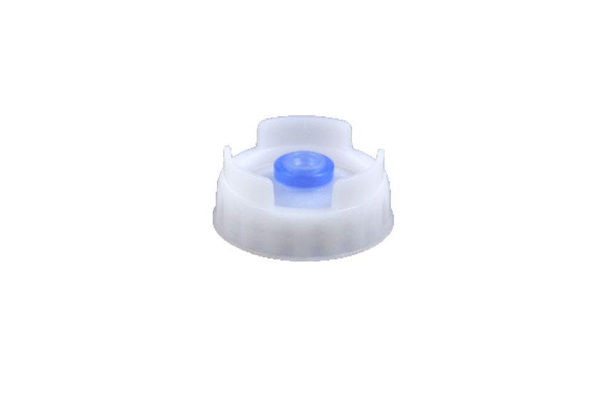Screw cap with blue silicone valve - 6pce/pck - thick sauce and dressing 