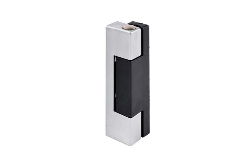 401.21pv - scharnier matverchroomd - met zwart rilsan bewegend deel 