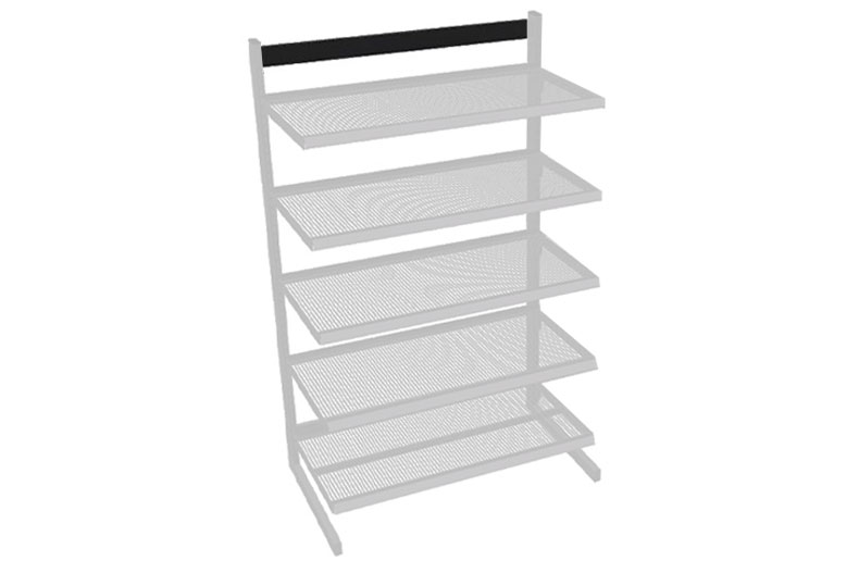 Large crossbar 1250mm - 2 crossbars needed between 2 uprights 