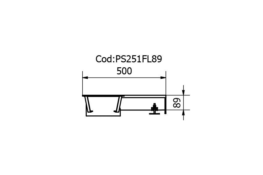 CNS Basis Flansch 89 - 500mm - Doppelseitig 