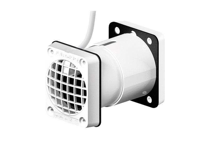 2227-v soupape - avec cordon chauffant - mural et plafond - sortie verticale 