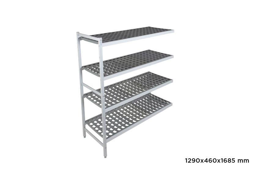 Extension rack Fermostock 6611 - 1290x460x1685mm - 4 shelves 
