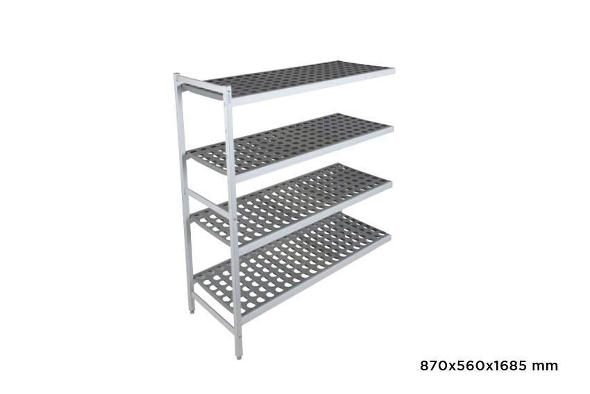 Aanbouwrek Fermostock 6611 - 870x560x1685mm - 4 niveaus 
