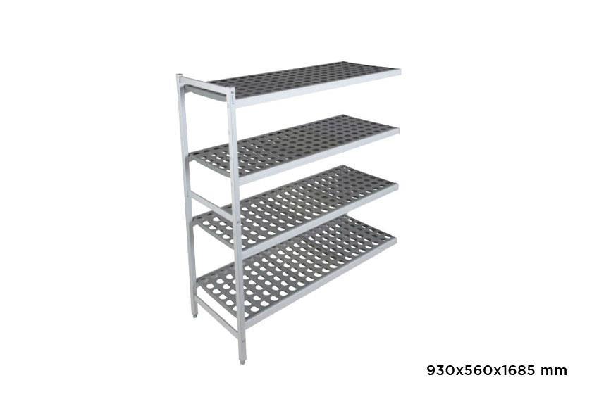 Accolage Fermostock 6611 - 930x560x1685mm - 4 niveaux 