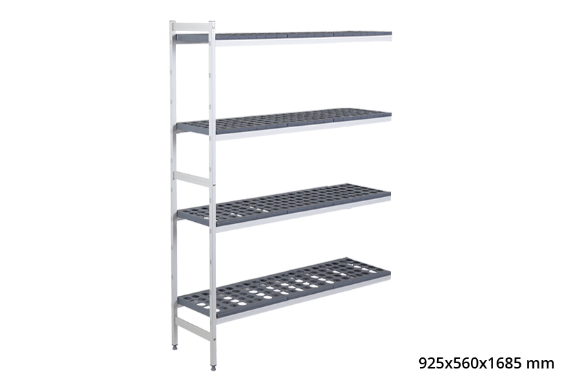 Aanbouwrek 5711 - 925x560x1685mm - 4 niveaus 