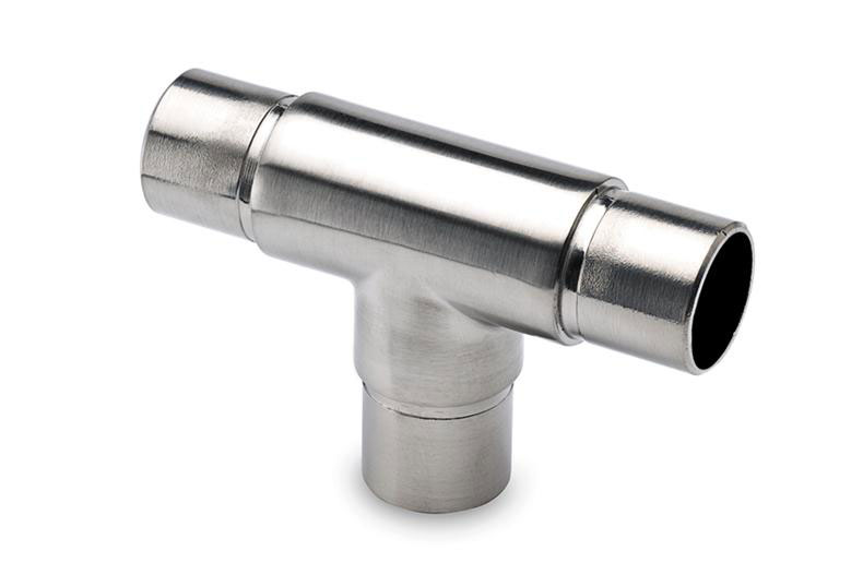 T-fitting - ø25.4mm - RVS look 