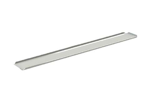 PRESENTATIEPLATEAU 100X650MM WIT - ALUMINIUM