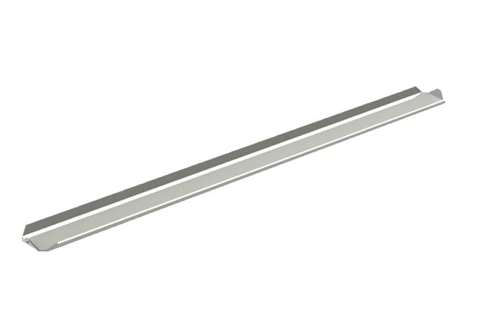 PRESENTATIEPLATEAU 50X700MM WIT - ALUMINIUM