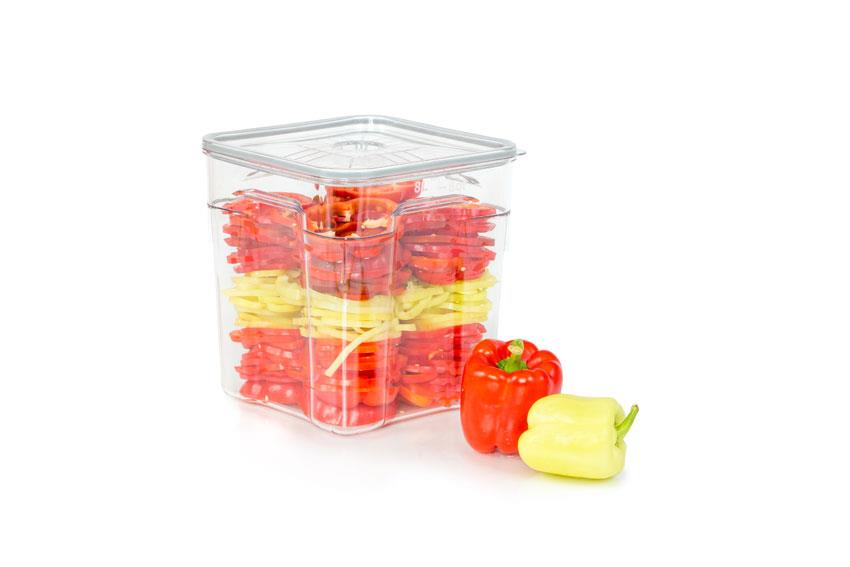 Gastro vacuüm container - 8l - 225x225x240mm - excl. deksel 