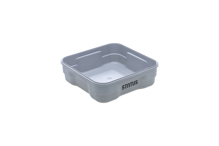 Boite sous vide gastro - 2l - 225x225x70mm - sans couvercle 