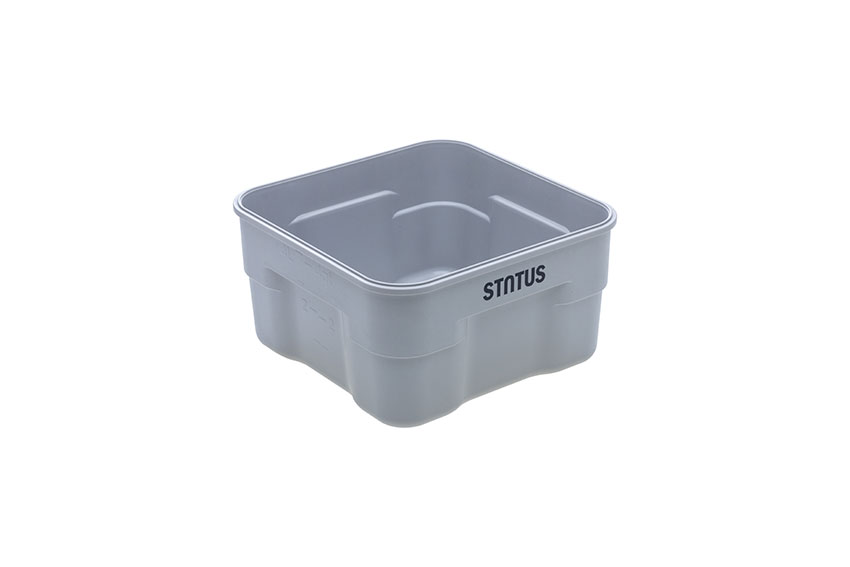 Gastro vacuüm container - 4l - 225x225x120mm - excl. deksel 