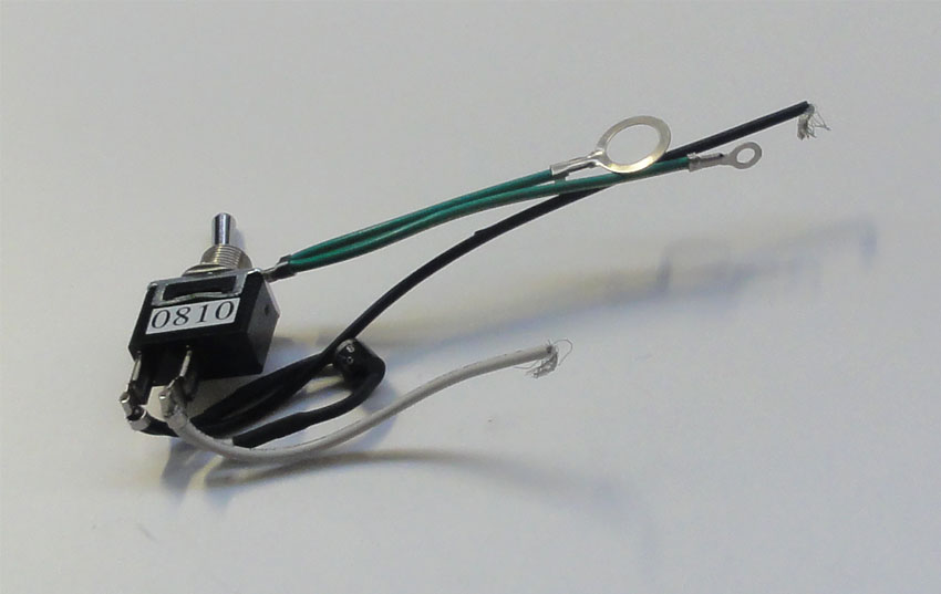 Speed switch (includes diode) - HBC-1250/2250/6521 