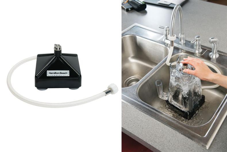 Rinser for hamilton beach container 